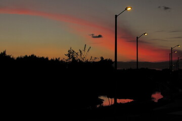 Obraz premium El jaboque y las nubes