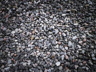 Close up of small stones as nature background.