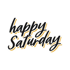Saturday Lettering Quote Fashion, Vector, Illustration