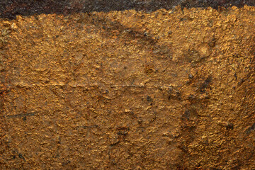 Fake gold yellow texture abstract wall background and gradients shadow shiny