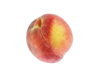 Peach with isolated on white background