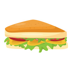 
Sandwich to satisfy between meals cravings
