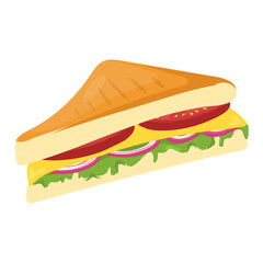 
Sandwich to satisfy between meals cravings
