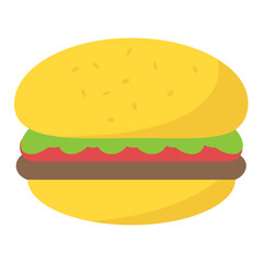 
Fast food considered junk item, burger
