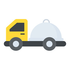
Food truck for food delivery service or food festival 
