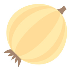 melon flat icon
