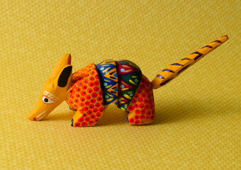 beautiful traditional mexican animal alebrije