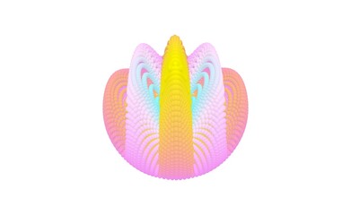 Geometric forms, 3D shapes, illustration, math