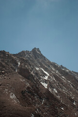 snow covered mountains