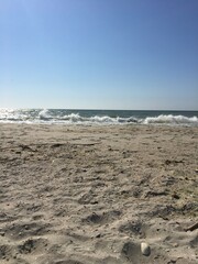 waves on the beach