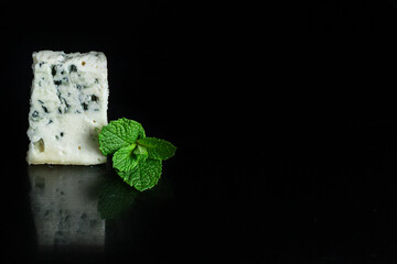 blue cheese gorgonzola or dorblu  stilton dairy product made from goat sheep or cow milk roquefort, cambozola healthy ingredient snack cheese plate top view copy space for text food background 
