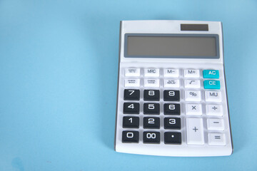 white calculator on the table