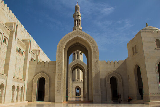 View of Grand Mosque in Muscat