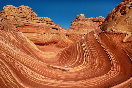 Scenic view of Coyote Buttes North against sky
