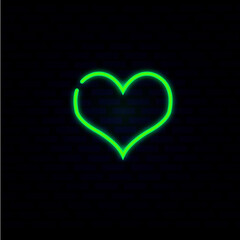 neon heart