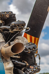 Moteur avion ancien © erwangarel.com