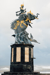 Beautifu statue adorns the coast in Bali © Cavan