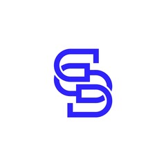 letter S logo vector idea. isolated white background. vector based icon template. 