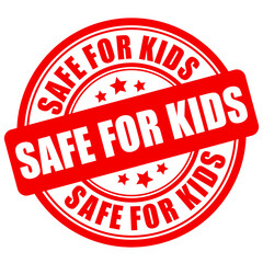 Safe for kids circle stamp