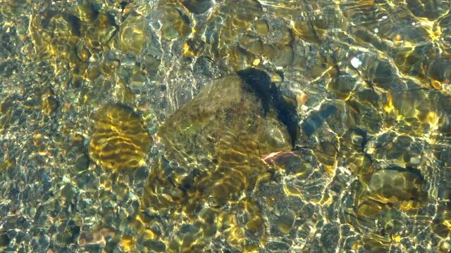 Abstract Dancing water in Parsons Creek