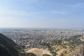aerial view of the city
