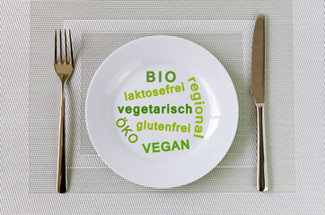 Bio, essen, vegetarisch, Symbolbild