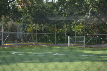 Fototapeta premium soccer goal net
