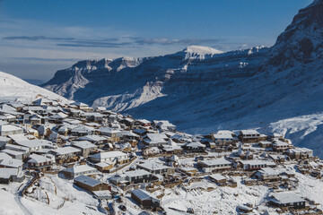 Аул в горах Дагестана
