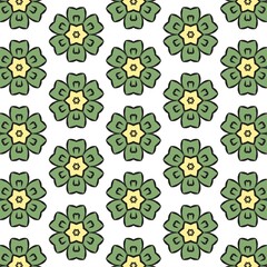 Seamless pattern made from any geometrical shape for creative design background. illustration