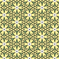 Seamless pattern made from any geometrical shape for creative design background. illustration