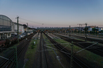 Fototapeta na wymiar Bahnhof Darmstadt