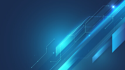 Blue hi-tech motion vector image