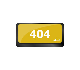 404 text button on computer keyboard keys