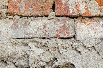 old brick background on the street