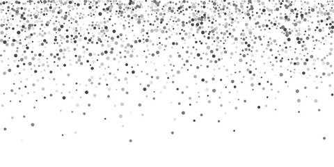 Silver glitter confetti.