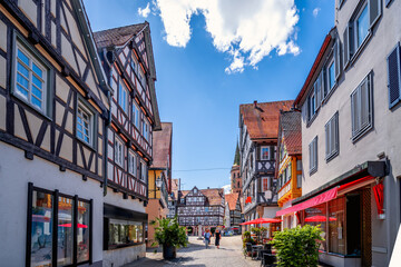 Oberer Marktplatz, Schorndorf, Baden-Württemberg, Deutschland	