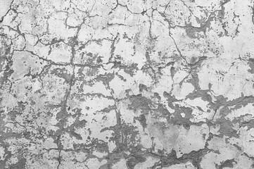 A black and white old textured wall of a Spanish house
