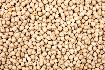 Heap of white beans on background.