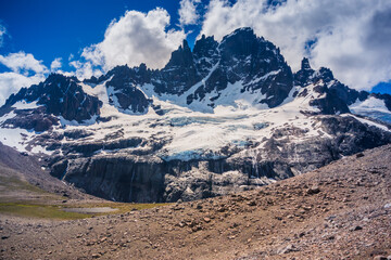 Fototapeta premium landscape with snow