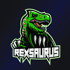 Rexsaurus Squad Esports Logo. Dinosaur Logo. Esport Team Logo. Streamer Gaming Logo. Gaming Creator House Illustrator. Streamer Emblem. Animal Illustrator. Gaming Mascot. Game Content Symbol.