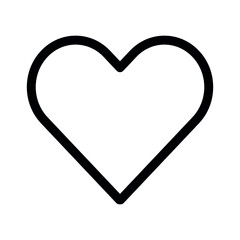 Heart icon vector