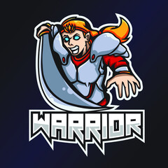 Warrior Esports Logo. Swordman Logo. Esport Team Logo. Streamer Gaming Logo. Gaming Creator House Illustrator. Streamer Emblem. Soldier Illustrator. Gaming Mascot. Game Content Symbol.