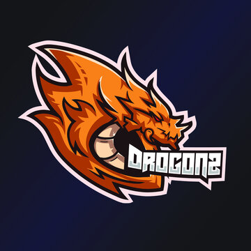 Drogonz Esports Logo. Dragon Logo. Esport Team Logo. Streamer Gaming Logo. Gaming Creator House Illustrator. Streamer Emblem. Animal Illustrator. Gaming Mascot. Game Content Symbol.