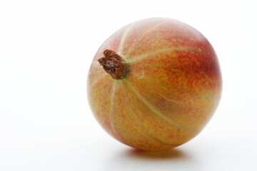 Gooseberry on white background - studio shot