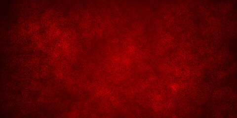 red textured abstract homogeneous festive background for banners with shaded edges. Christmas backdrop
