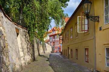 Fototapeta na wymiar Hradcany. Historic district of Prague.