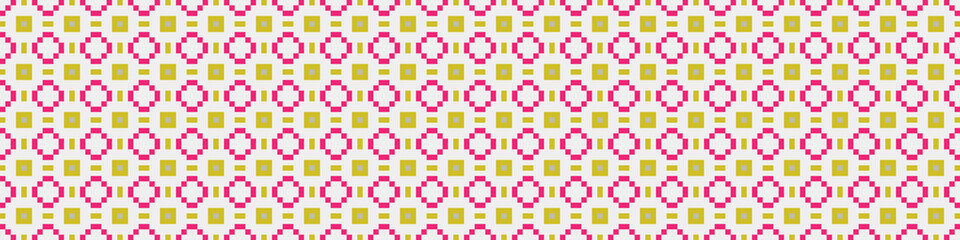 Obraz premium Abstract Cross Pattern Dots Logo generative computational art illustration