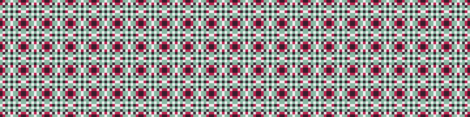 Fototapeta premium Abstract Cross Pattern Dots Logo generative computational art illustration