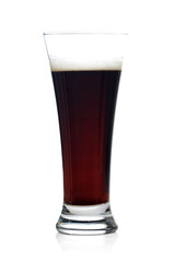 Studio shot of dark beer