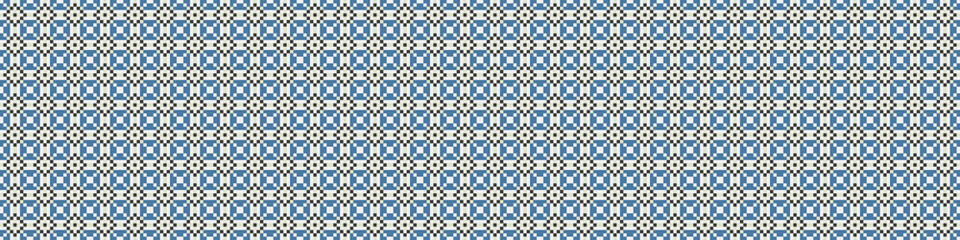 Abstract Cross Pattern Dots Logo generative computational art illustration